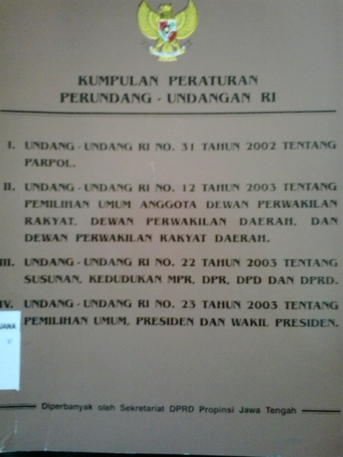 Kumpulan peraturan perundang-undangan RI