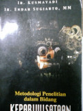 Metodologi penelitian dalam bidang kepariwisataan