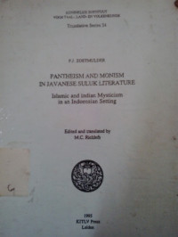 Pantheism and monism in javanese suluk literature