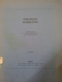 Strategic marketing