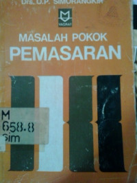 Masalah pokok pemasaran