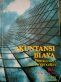 Akuntansi biaya: perencanaan dan pengendalian