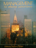 Management for effective performance