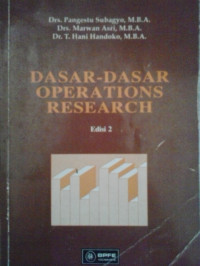 Dasar-dasar operations research