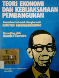 Teori ekonomi dan kebijaksanaan pembangunan