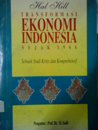 Transformasi ekonomi indonesia sejak 1966