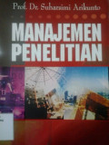 Manajemen penelitian