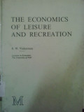 The economics of leisure and recreation