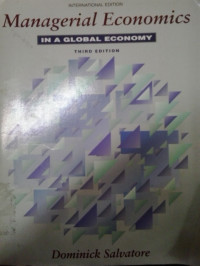 Managerial economics: in a global economy