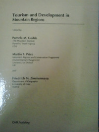 Tourism and development in mountain regions
