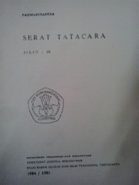 Serat Tatacara Jilid III