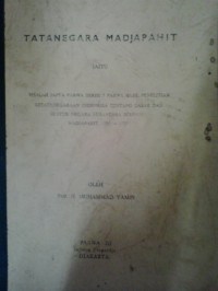 Tatanegara madjapahit
