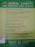 Jurnal litbang propinsi jawa tengah
