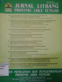 Jurnal litbang propinsi jawa tengah