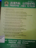 Jurnal litbang propinsi jawa tengah