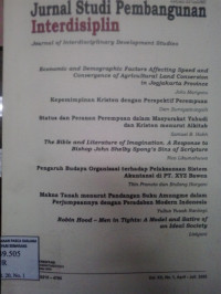 Jurnal studi pembangunan interdisiplin