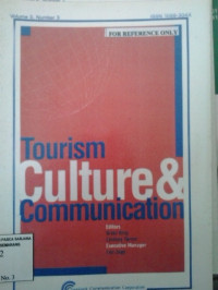 Tourism culture & communication